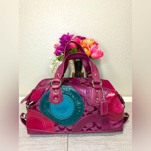 Coach patchwork handbag